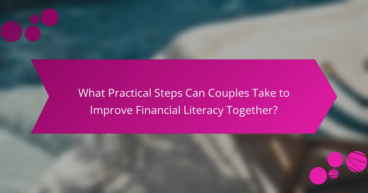 What Practical Steps Can Couples Take to Improve Financial Literacy Together?